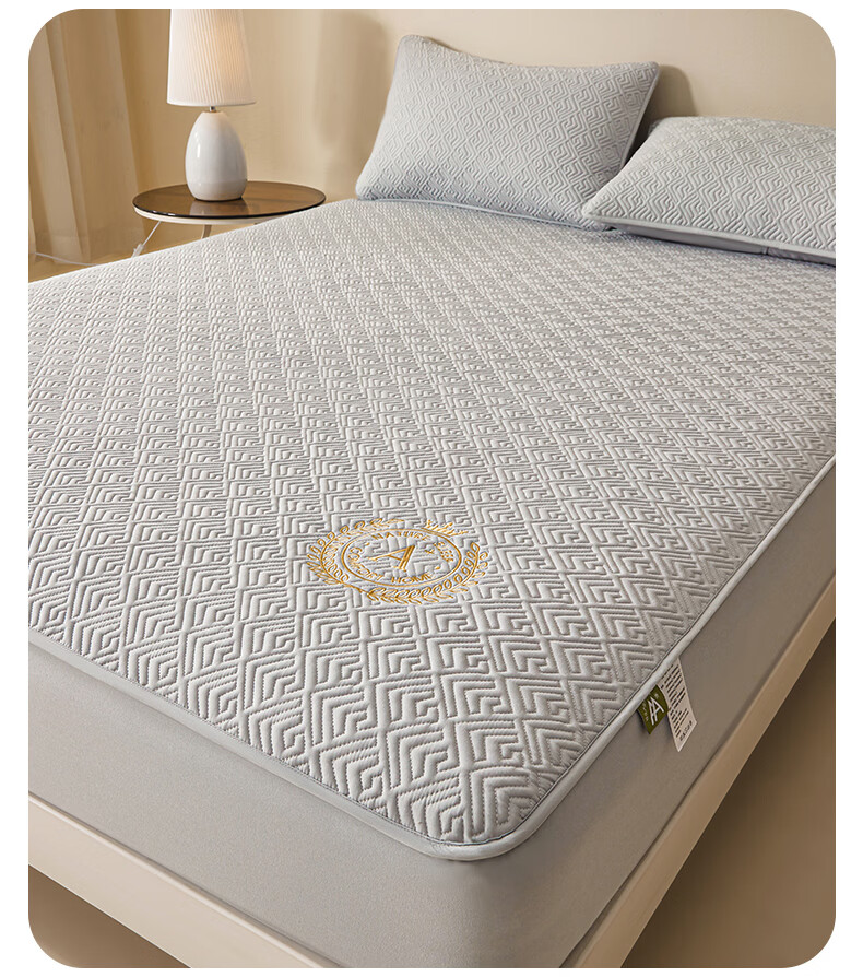MUJI Class A Waterproof Urine-Resistant Quilted Fitted Sheet 1.5m Bed Non-Slip Thickened Mattress Protector 150x200cm 13