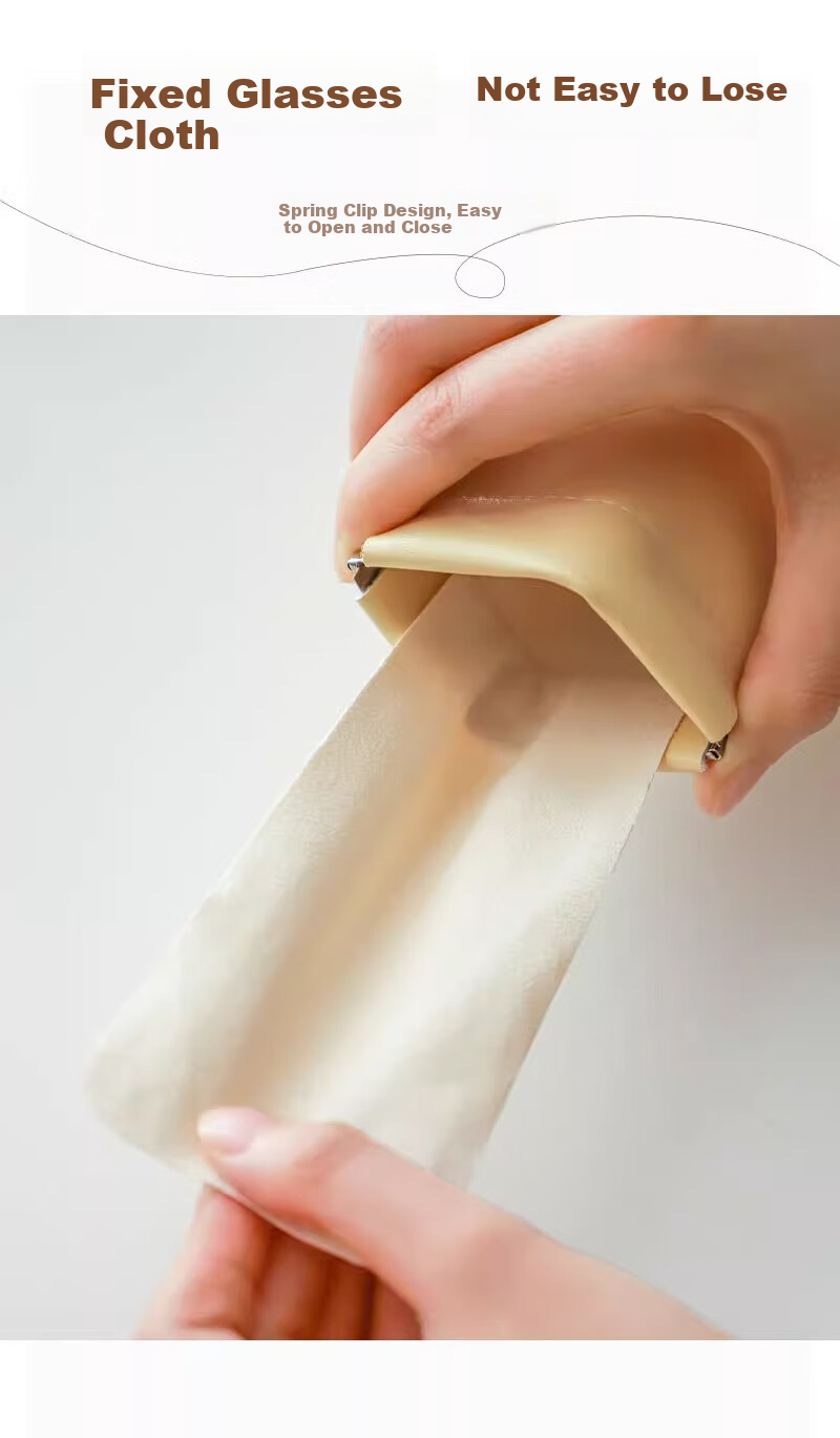 Yuanben Thickened PU Glasses Storage Case Sunglasses Pouch Portable Pressure-Resistant Automatic Closure Myopia Glasses Protective Cover 3