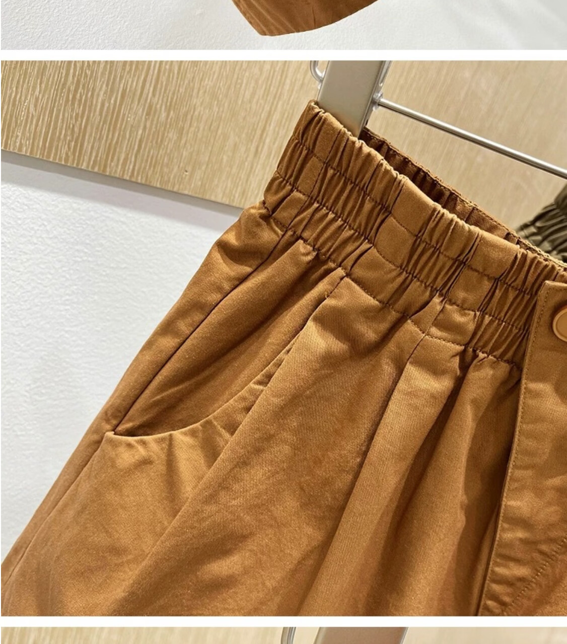 Langsha Women's Pure Cotton Summer Shorts 2026 New Loose Slimming Wide-Leg High-Waist A-Line Casual Versatile Hot Pants 13