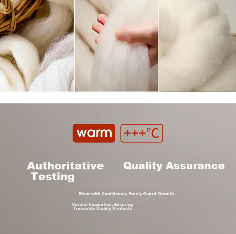 Woodpecker Women's Wool Knit Beanie Autumn Winter Warm Earflap Loose Thickened Wool Blend Hat 6