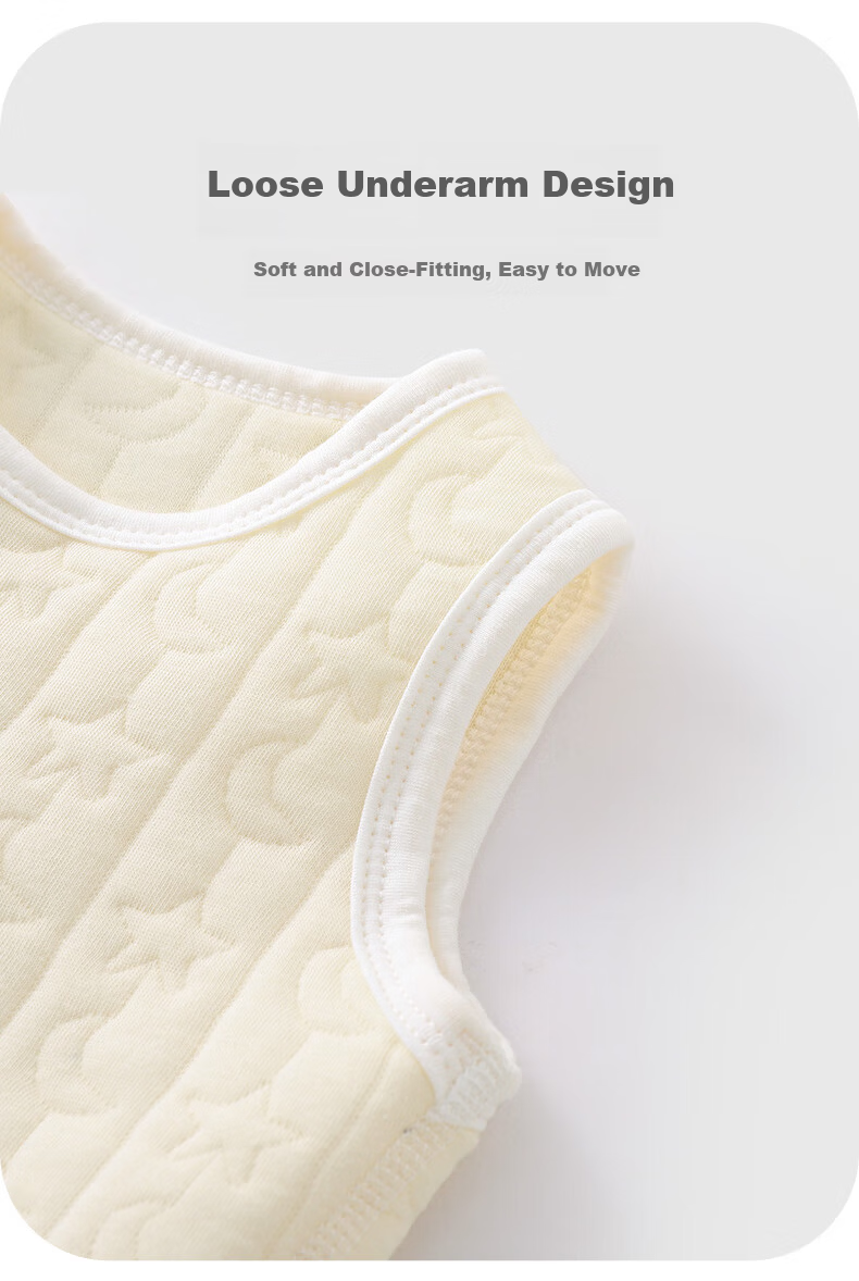 Youqi Baby Vest Spring Autumn Winter Outerwear Warm Cotton Boys Toddler Quilted Newborn Sleeveless Jacket 6