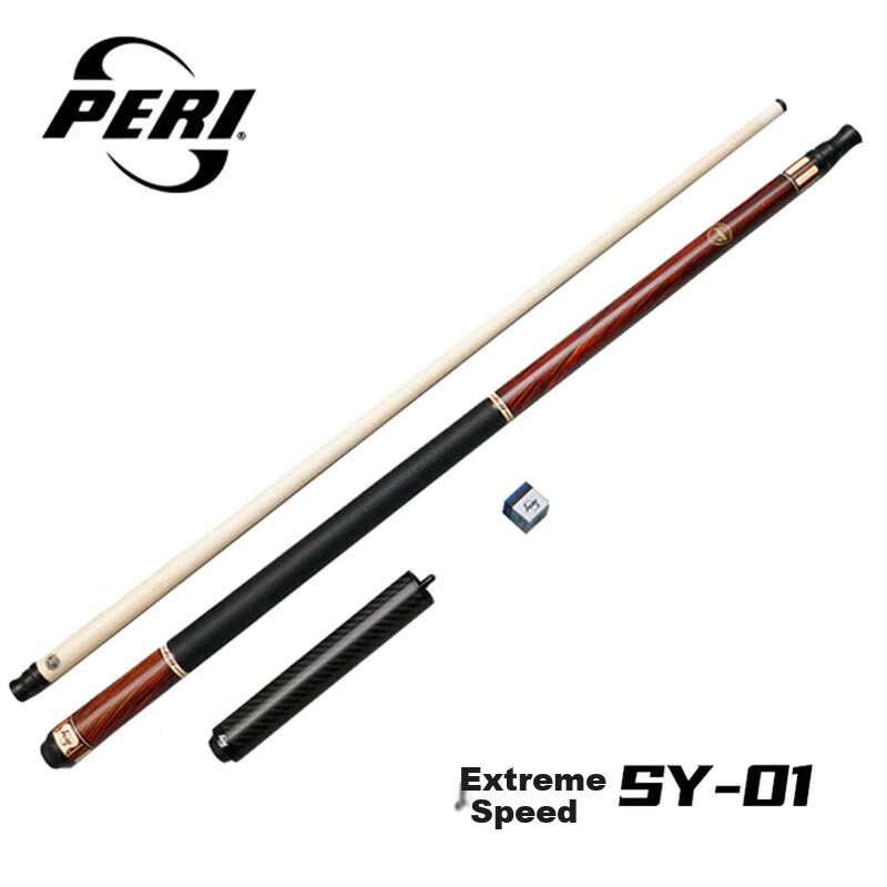 PERI Billiard Cue JD Self-operated Chinese Style Black Eight Pool Table Cue Big Head Cue Pierli Speed SY01