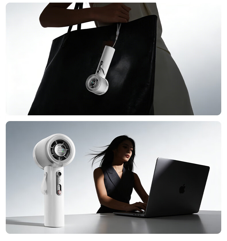AIRMATE Mini Portable Octopus Mist Fan with 100-Speed Oscillation, Rechargeable, Energy-Saving, Quiet, Long Battery Life for Bedroom, Baby Stroller, Dormitory, Outdoor H2O-D1B 22
