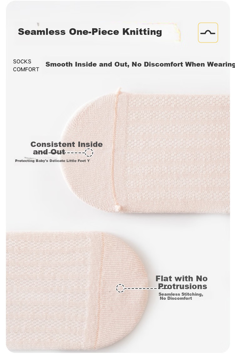 JOYNCLEON Baby Long Tube Socks Summer Thin Over-the-Knee Anti-Mosquito Socks for Spring and Summer Jyf210893 3