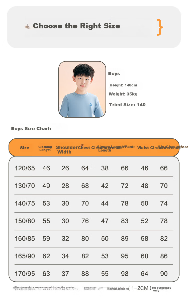 Hodohome Kids Boys 7A Antibacterial Cotton Spandex School Uniform Thermal Underwear Sleepwear 203 Gray Size 150 11