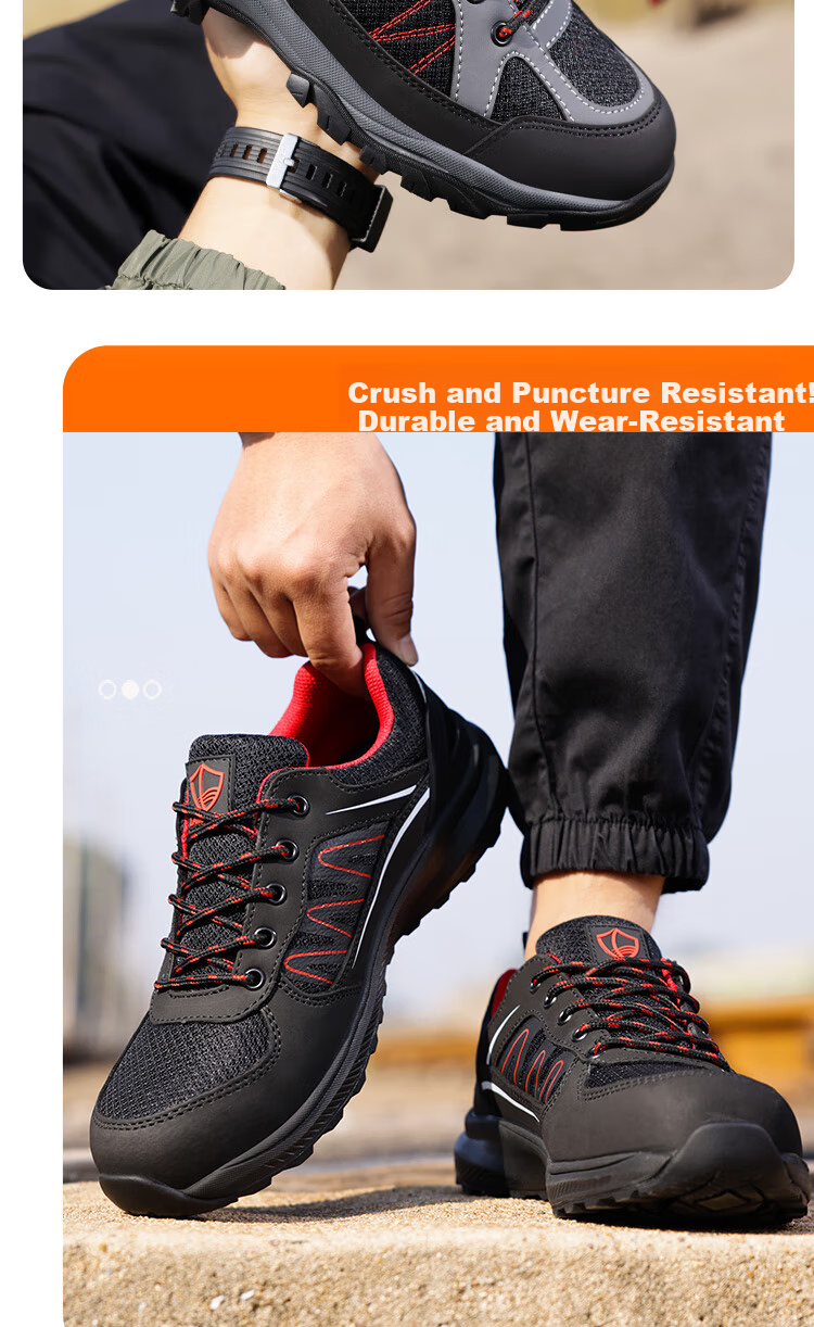 Blue Owl Shield Men's Summer Breathable Anti-Slip Anti-Smash Anti-Puncture Electrician Insulated 10KV Safety Work Shoes D209 Size 43 12