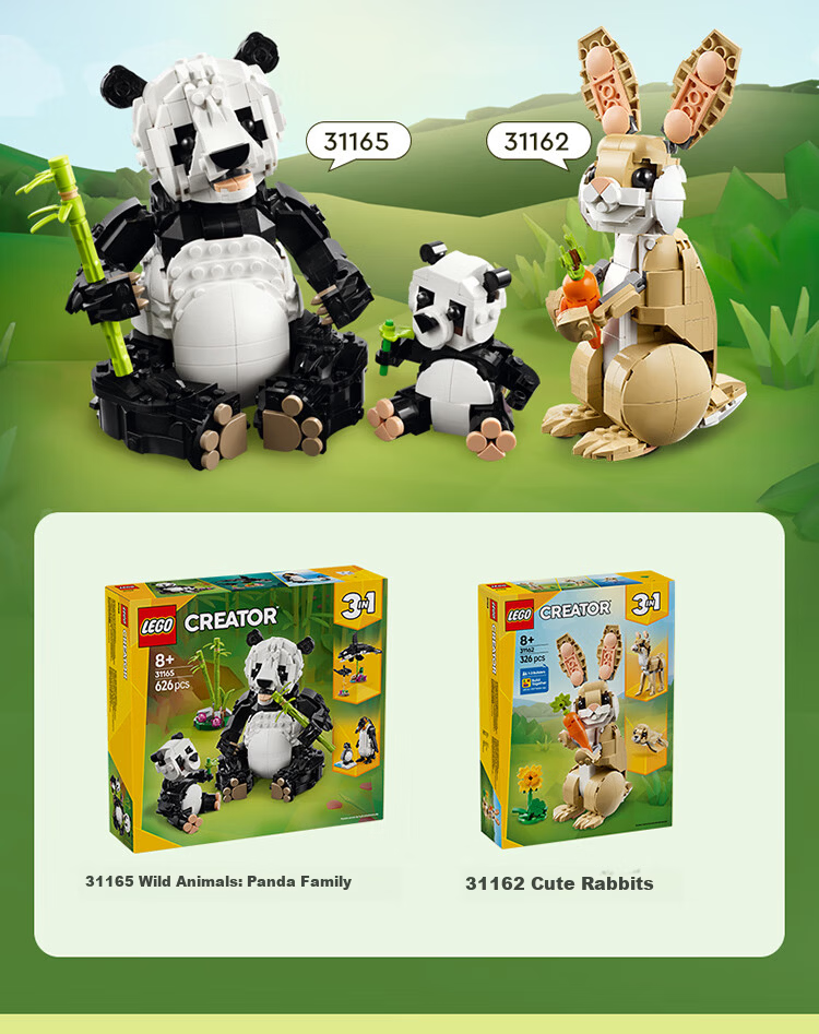 LEGO Building Blocks 31382 Cute Animals: Playful Puppy Boys Girls Kids Toy Gift New Year Decoration 9