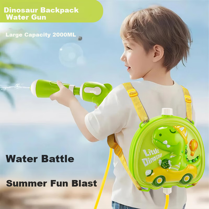 Congpai Kids Electric Water Gun Splash Toy Birthday Gift for Ages 2-6 and 3-8 High-Pressure Automatic Continuous Spray Water Gun