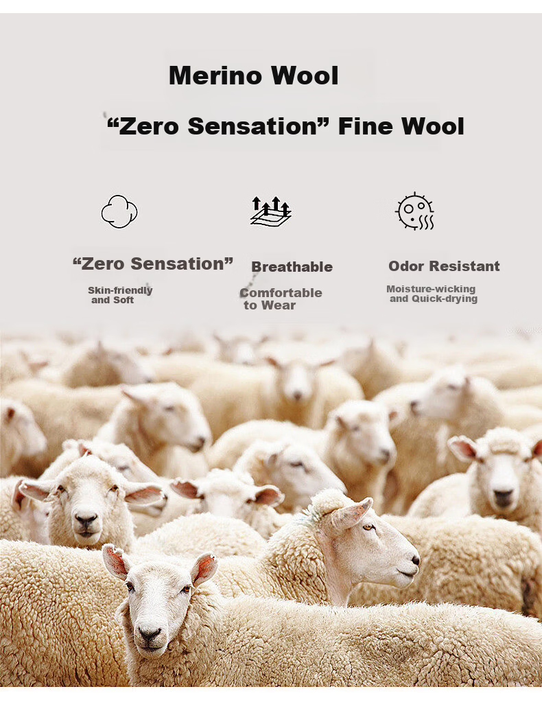 Toread Merino Wool Long Sleeve T-Shirt Men Spring Summer Outdoor Quick-Dry Breathable Lightweight High Elasticity Hiking Sports Base Layer 3