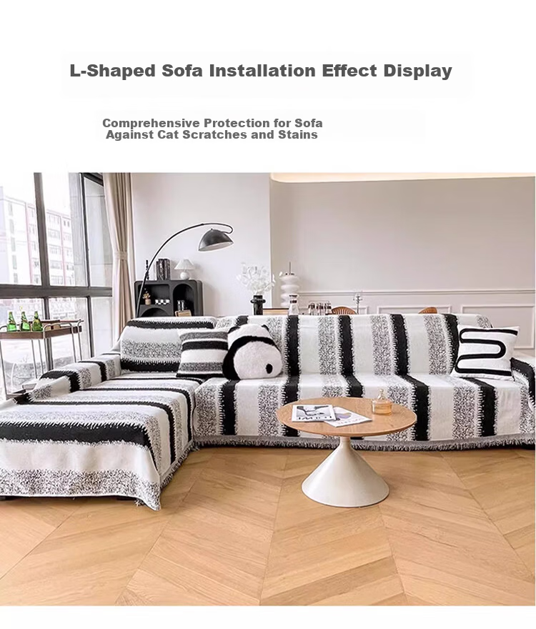 AVIVI Sofa Cover, All-Inclusive Four Seasons Non-Slip Sofa Cover, Sofa Throw Blanket, 180*230 Shiguang 13