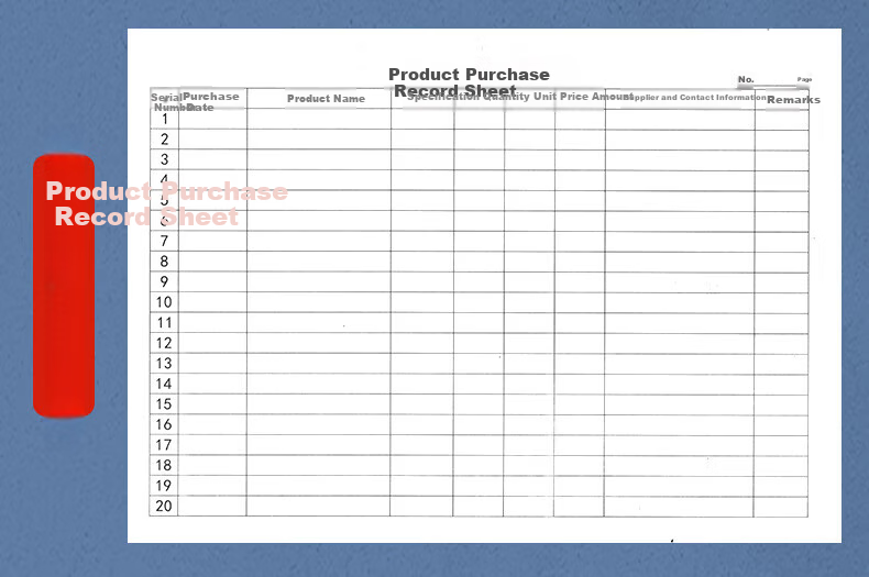 SIMAA A4 Thickened Construction Log 80g Double Adhesive Paper Building Site Engineering Unit Construction Record Book Diary Supervisor Safety Book Single-Sided 40 Sheets/Book 5-Pack 9