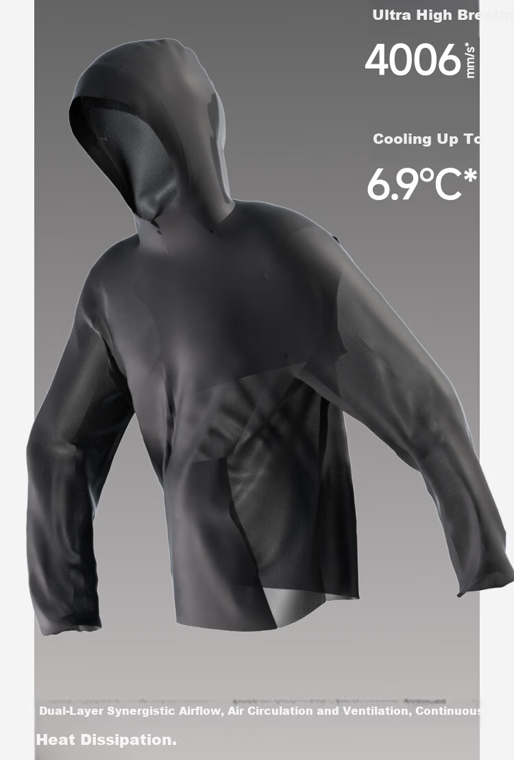 Beneunder Women's Sunscreen Jacket UV Protection New Summer Lightweight Breathable Quick-Dry Outdoor Sports TS003 Light Charcoal Gray XL 10