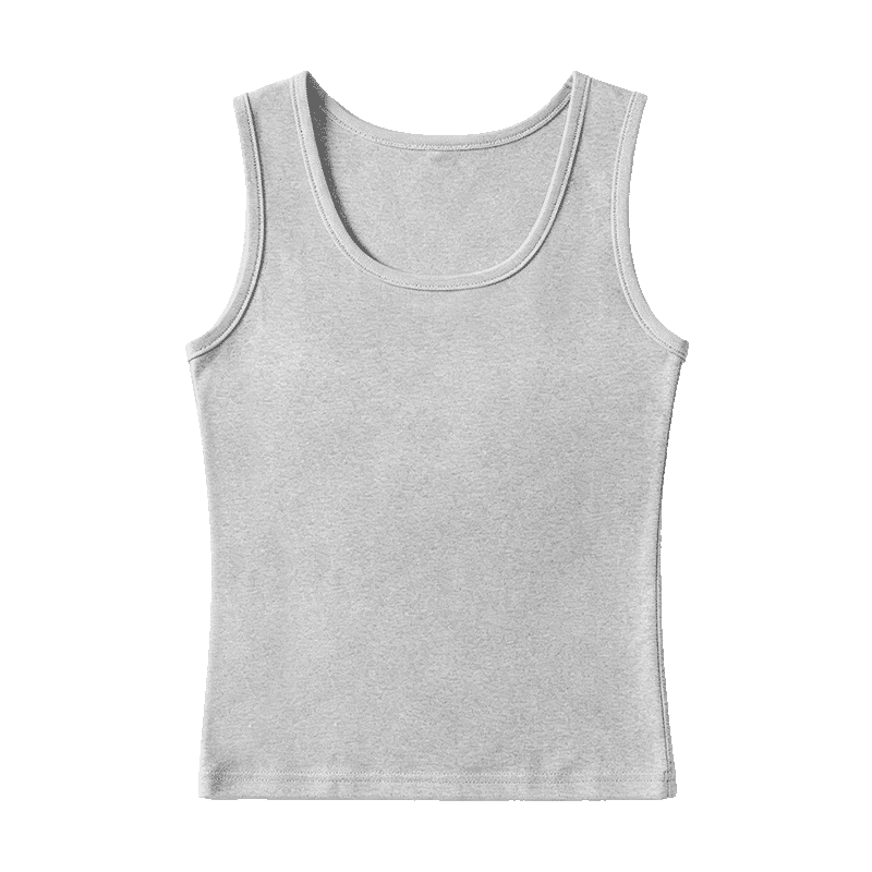 Urban Beauty Pure Cotton Basic Camisole Slim Fit Thin Vest Top for Women Innerwear Outerwear