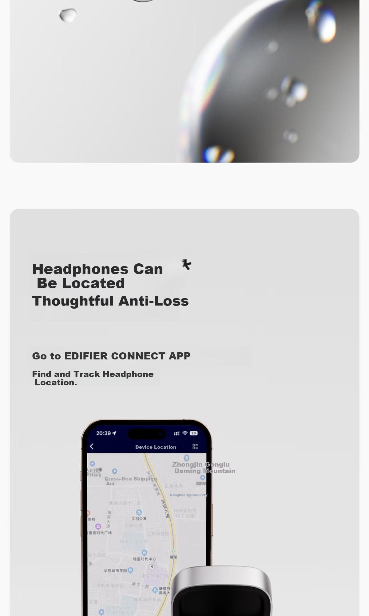 EDIFIER Halo Buds Abyss Cyber Trend Semi-In-Ear Bluetooth Earphones RGB Lighting Long Battery Life Low Latency Compatible with Apple Huawei Xiaomi Dawn White 10