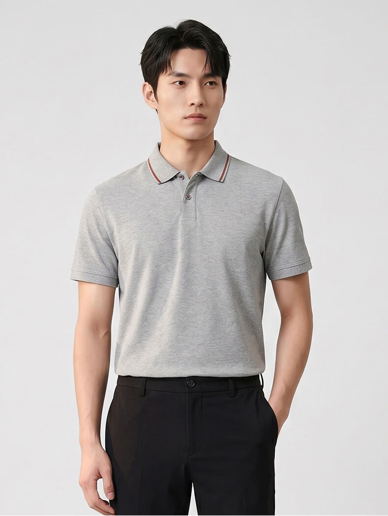 G2000 Multi-Color Cotton Pique Color-Block Collar Short Sleeve Polo Shirt Men 2026 Spring Summer Mall Edition 13