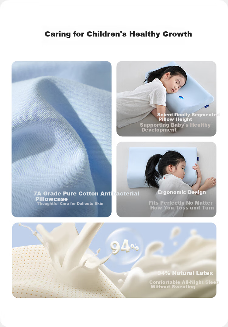 AiSleep Thailand Imported Dream Infant Latex Pillow Nap Pillow Children's Pillow Newborn Baby Pillow 7cm 3