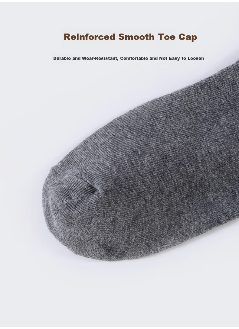 Hzasz 【5 Pairs】Youth Black Pure Cotton Socks Spring and Autumn Full Cotton Middle School Boys Large Kids Sports Long Socks 8