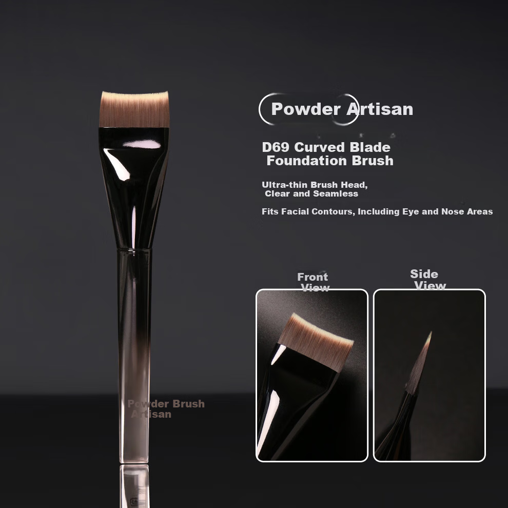 Painter D69 Curved Foundation Brush Ultra-Thin Wide Quick Makeup Streak-Free Beginner Makeup Brush
