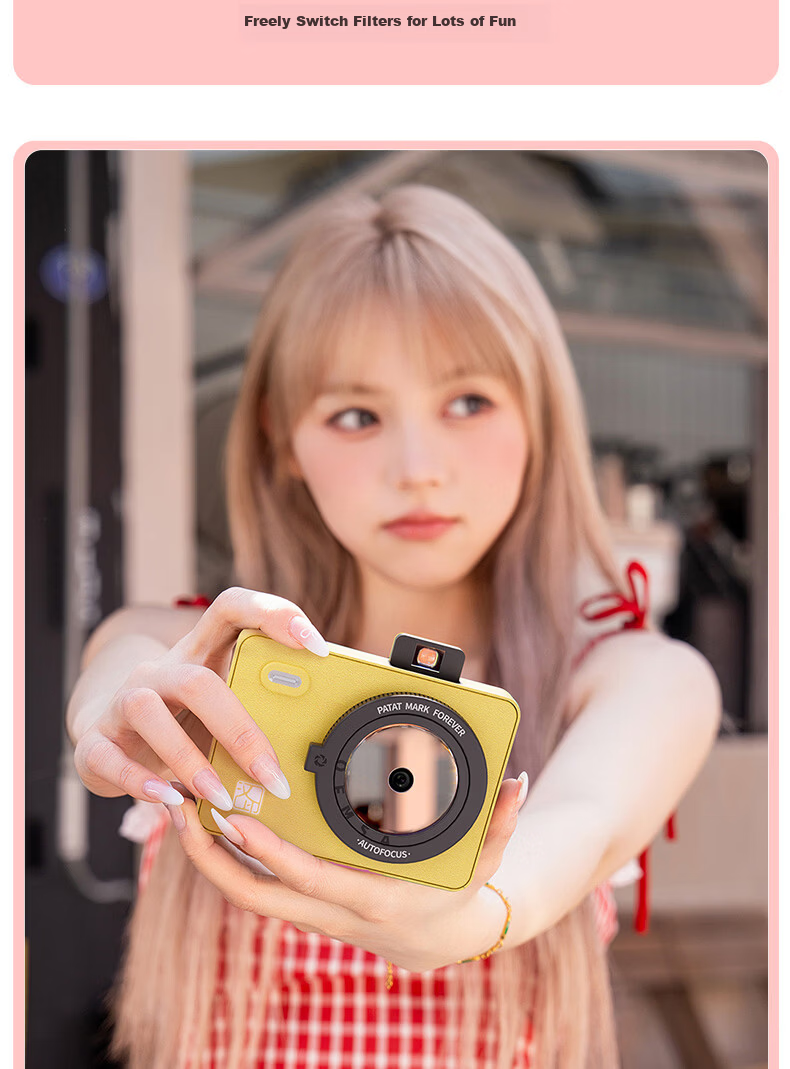 HPRT Z5S Instant Camera All-in-One Photo Printer Mini Portable Photo Printer Gift for Besties and Girlfriends (Green) 4