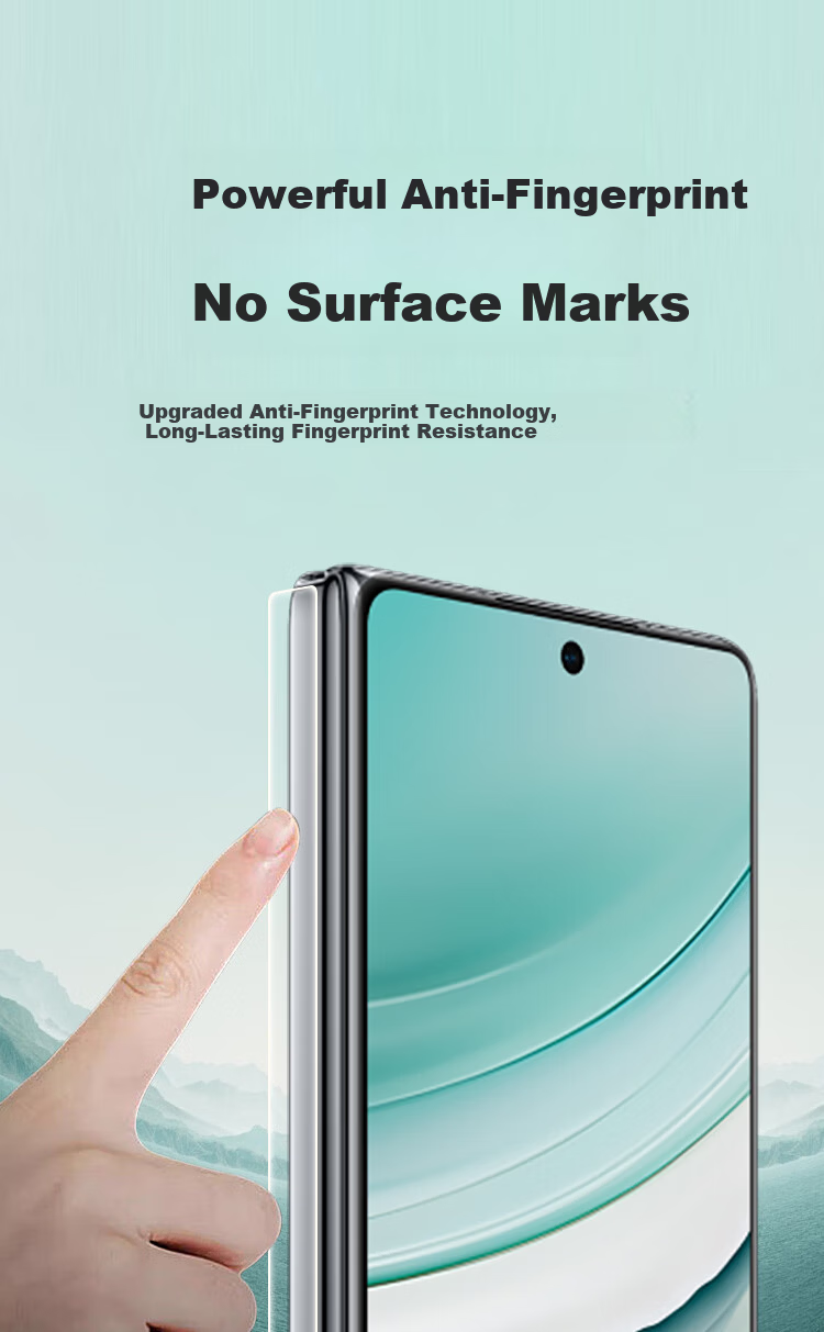 KOOLIFE Huawei Mate X7 Tempered Glass Screen Protector Foldable Phone Film Full Coverage Ultra-Thin HD Anti-Drop Fingerprint Resistant 2