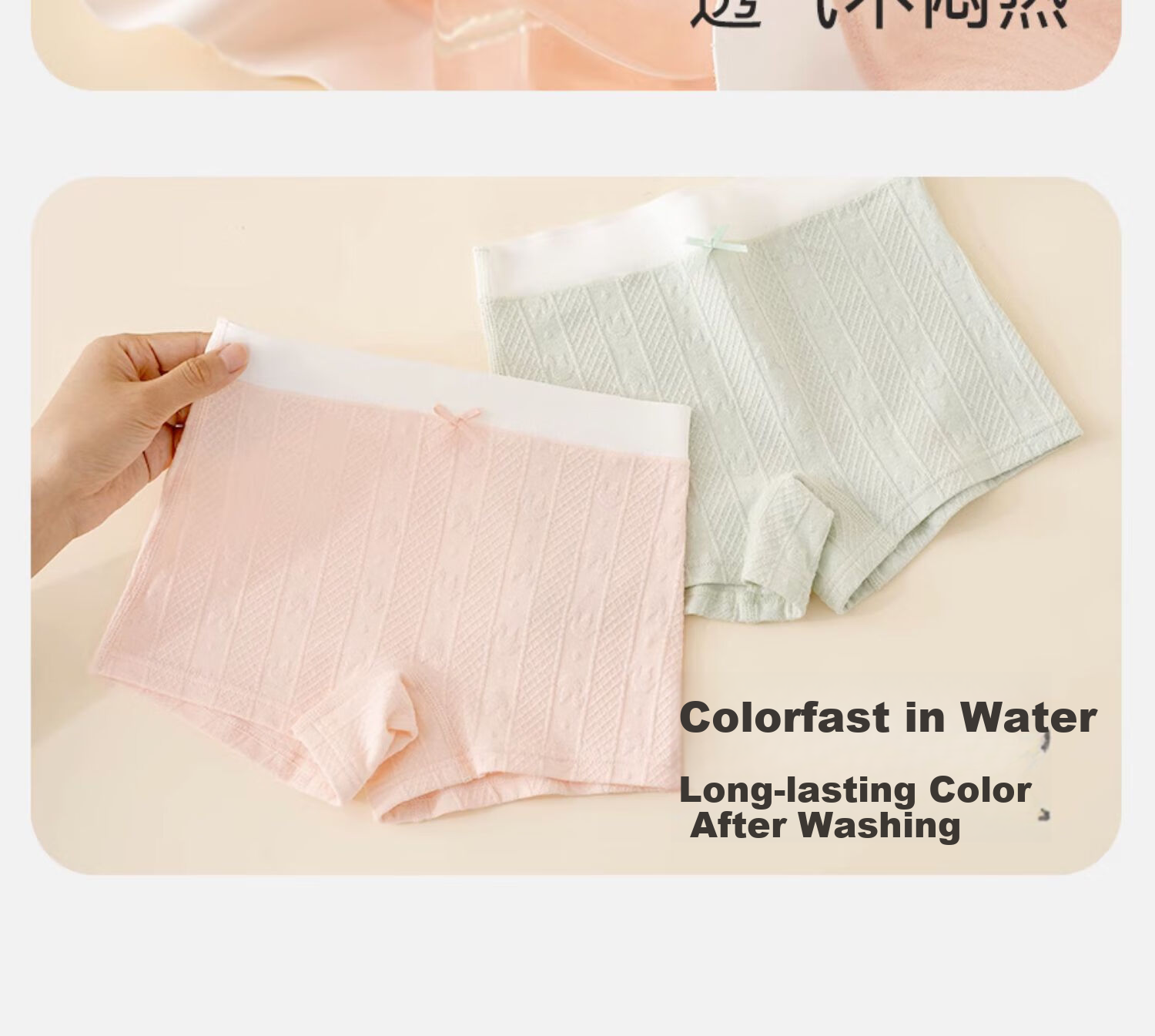 Mianqixiong Kids Underwear Girls Boxer Briefs Teenage Girls Briefs Triangle Panties 3-Pack - A005-B Group - Size 120 10