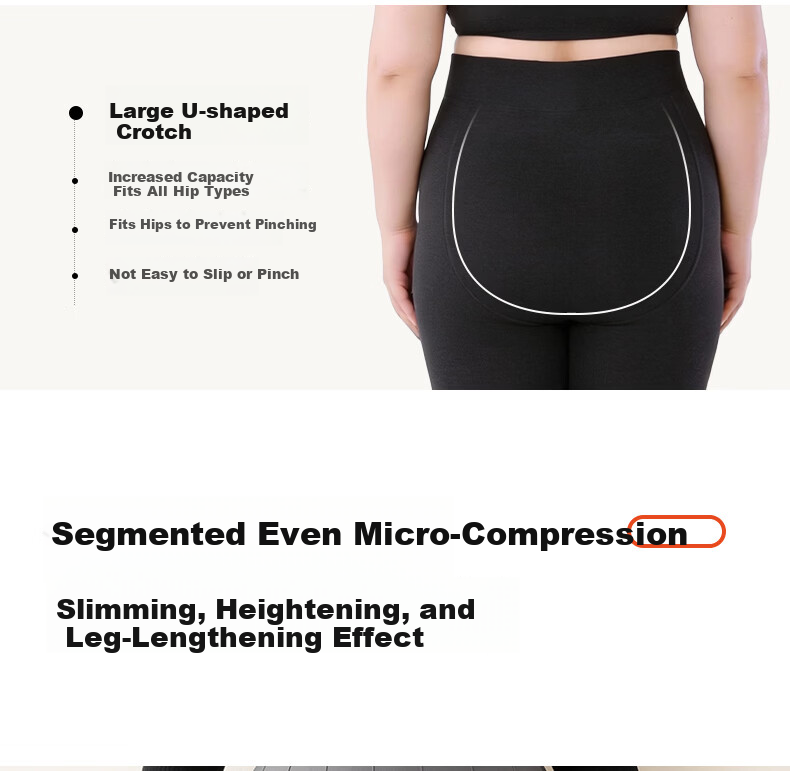 Afandi Black Plus Size Thermal Leggings for Women Autumn Winter High Waist Tummy Control Slimming Anti-Snag Wearable Tights 6