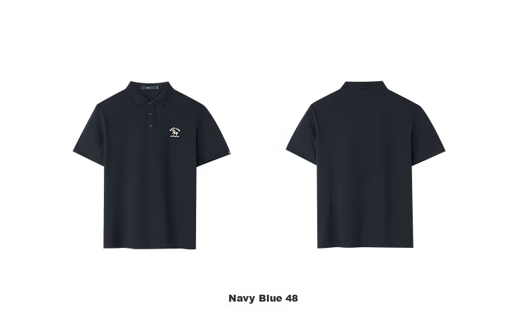 HLA Short-Sleeve Polo Shirt for Men, 2026 Year of The Horse Series, Lucky Horse Design, Summer Wear 6