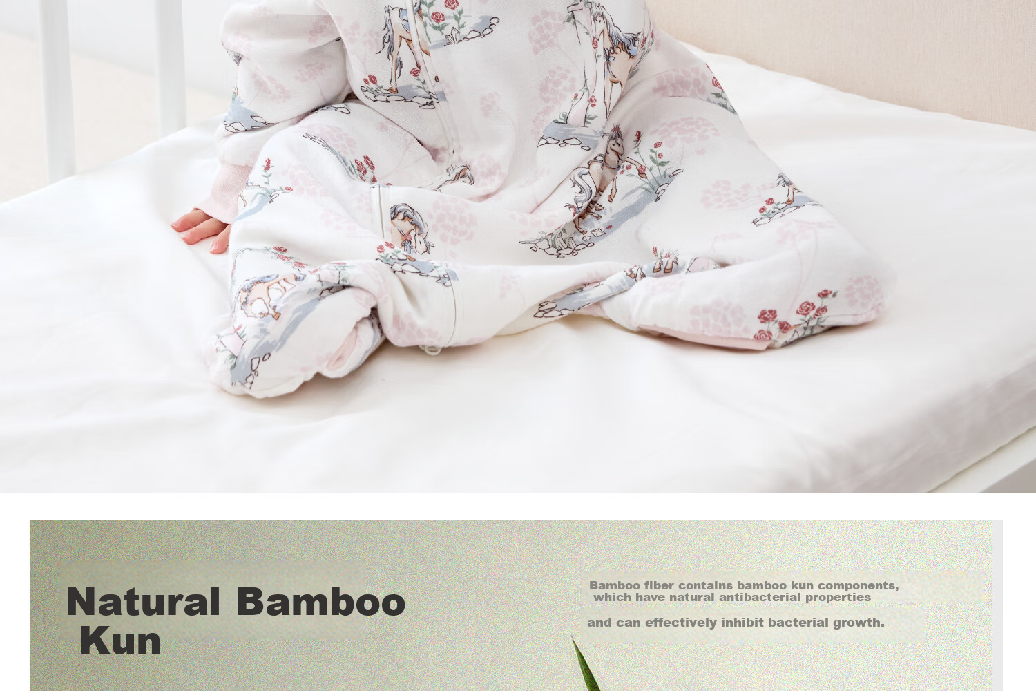 DOMIAMIA Baby Sleeping Bag All-in-One Four Seasons Universal 2-in-1 Anti-Kick Quilt Six-Layer Gauze Velvet Rabbit S 21-25℃ 29