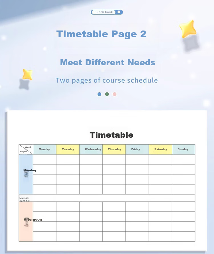 Mili Self-Discipline Check-In Book A5 Study Planner Habit Formation Time Management Daily Weekly Check-In Task Schedule for Elementary Students Children Routine Planning Back-to-School Essential Tool 6