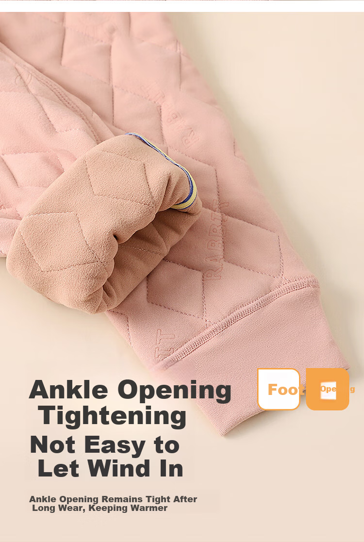 Dingguagua Children's Thermal Pants Boys School Uniform Magic Girls Fleece-Lined Thickened Autumn Winter Cotton Pants for Older Kids 10