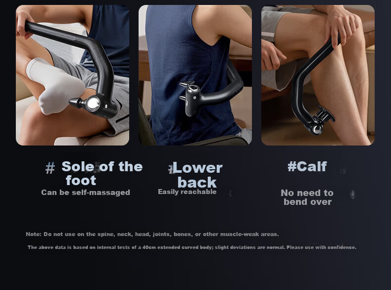 LI-NING Professional Fascia Gun Massager for Shoulders, Neck, Waist, and Back - Deep Muscle Massage Device, Ideal Gift for Parents, Valentine's Day, Qixi Festival, Birthday, Boyfriend, and Girlfriend 9