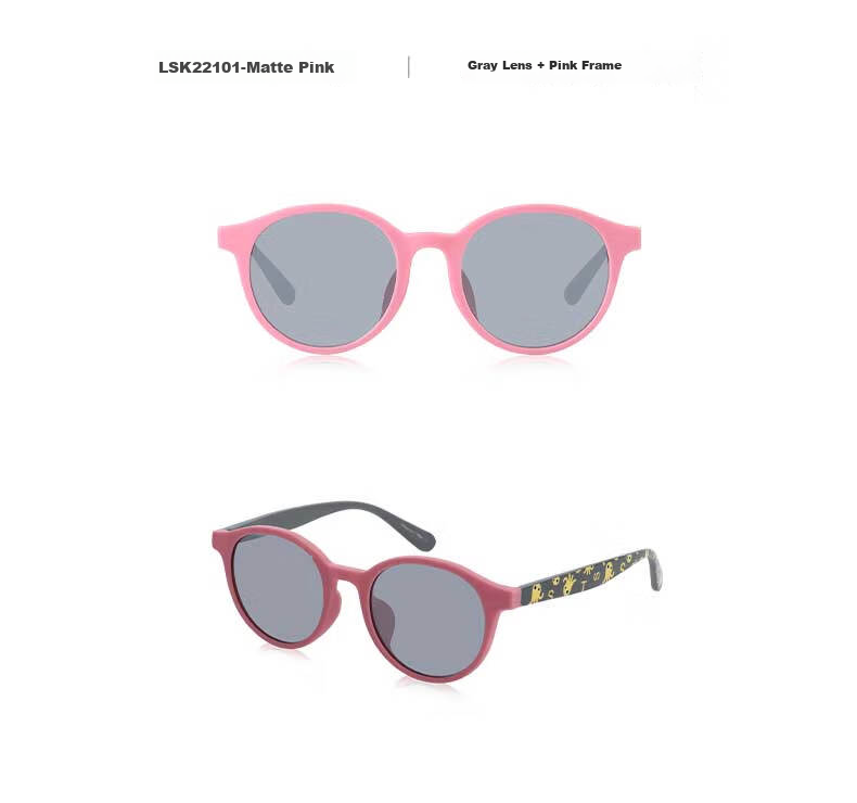 LOOK Kids Sunglasses New Cute Small Round and Square Lightweight TR UV Protection Sunglasses Back to School Christmas Gift for Friends 13