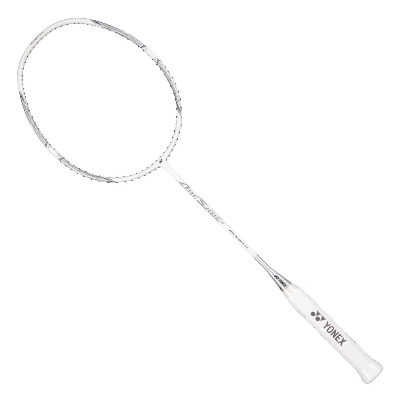 Бадминтонная ракетка YONEX ARC8 White, полнокарбоновая, для точного контроля мяча, атакующий стиль, натянута на 26 фунтов, с ручкой