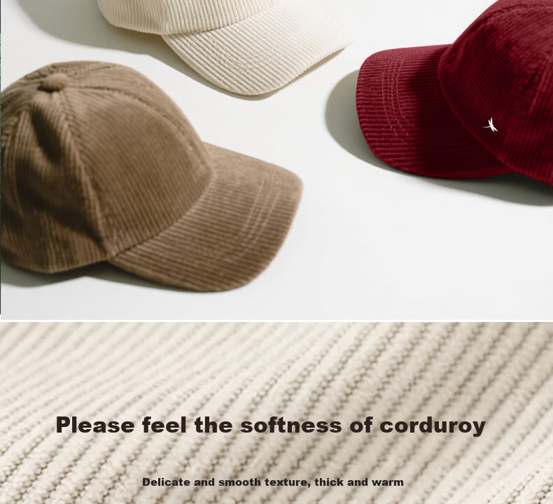 Red Dragonfly Women's Autumn Winter Warm Baseball Cap Korean Style Outdoor Sunshade Sunscreen Large Head Circumference Slim Face Duckbill Hat 3