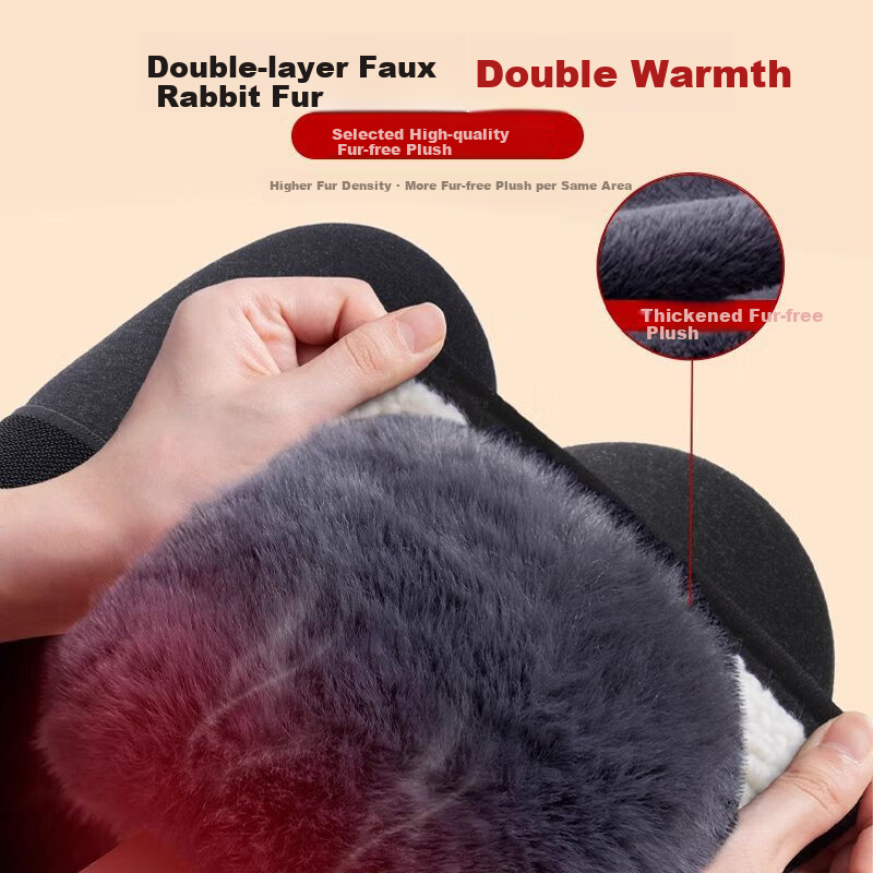 Nanjiren Lambswool Knee Warmers Thickened Fleece Knee Pads for Cold Legs Arthritis Men and Women
