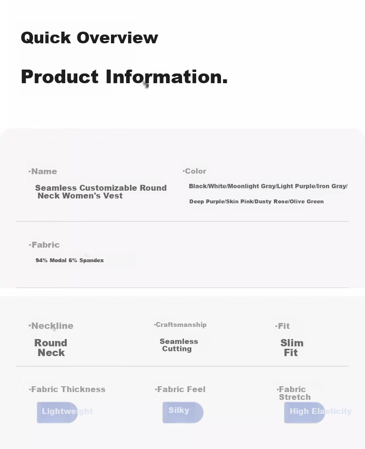 GUJIN Real Modal Ice Silk Camisole Women's Sleeveless Backless Versatile Blazer Base Shirt XL 16