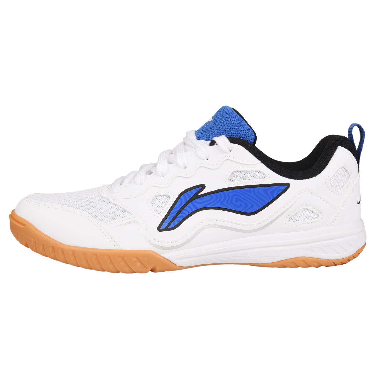 LI-NING Table Tennis Shoes Unisex Sports Shoes Breathable Non-slip Eagle Eye 3.0 ESS White Blue Size 39.5