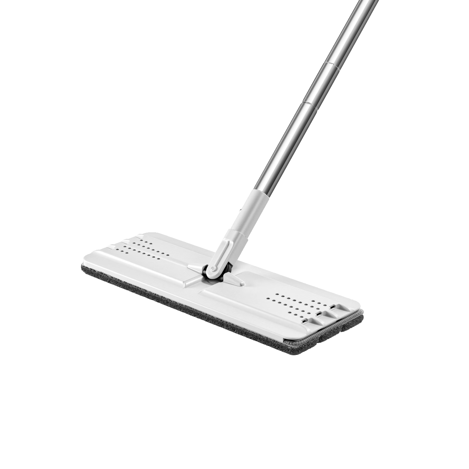 Wuyuehua Flat Mop, 33CM*1 Cloth Handle, 125CM Long Handle, Large Size, Squeegee Bucket, Wet And Dry Use, Flat Single Mop Accessory