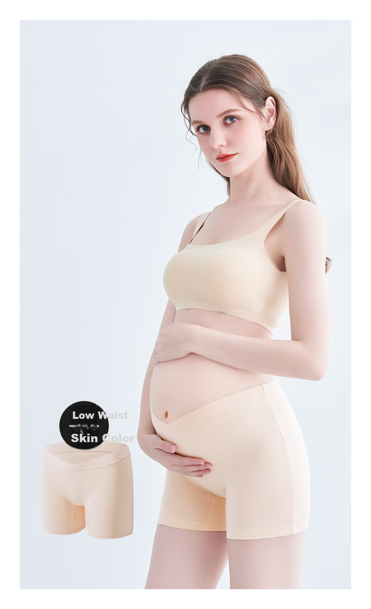 JOYNCLEON Maternity Safety Shorts Summer Thin Outerwear Leggings Pregnancy Anti-Exposure Shorts Black L jyk22417 15