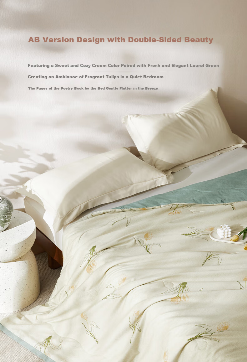 Luolai Home Textiles Machine Washable 100% Silk Quilt Cotton A-Class Antibacterial Four Seasons Spring and Autumn Quilt Core Approx. 4.6 Jin 200*230cm 9