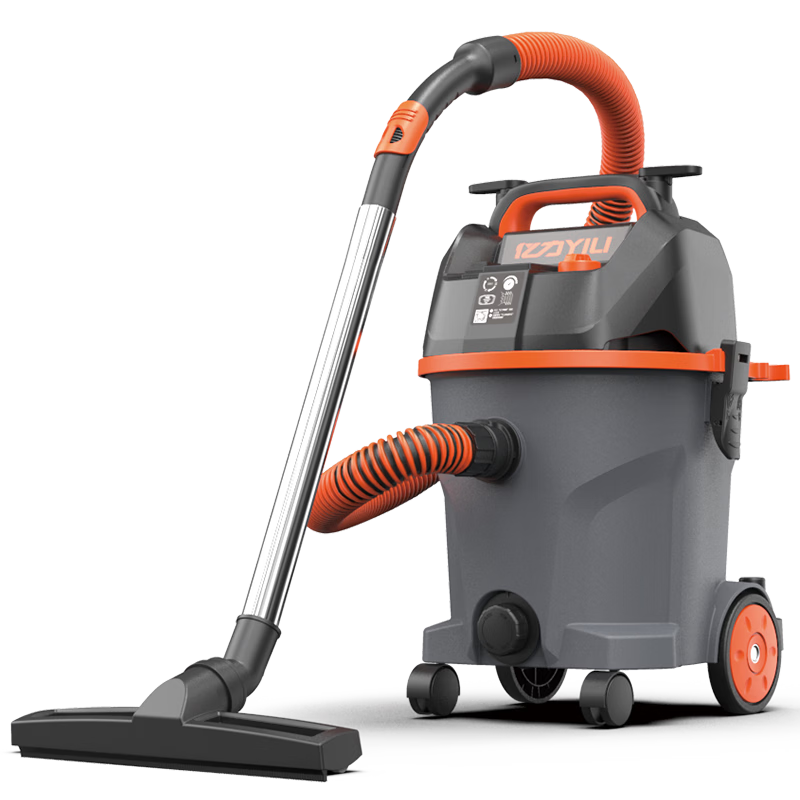 Yili Vacuum Cleaner with Automatic Dust Collection, Powerful Suction for Home Use, Commercial And Industrial Applications in Hotels, Offices, Workshops, Car-Mounted Large Capacity Dust Removal Machine 6291E-25L