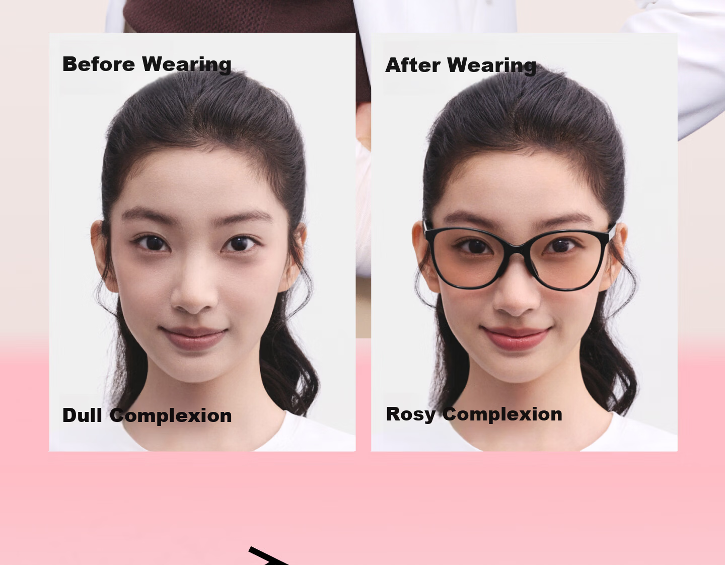Beneunder Cat Eye Sunglasses for Women, Natural Look, Fashionable Sun Protection, UV Protection, Foldable Travel Sunglasses FD012 8