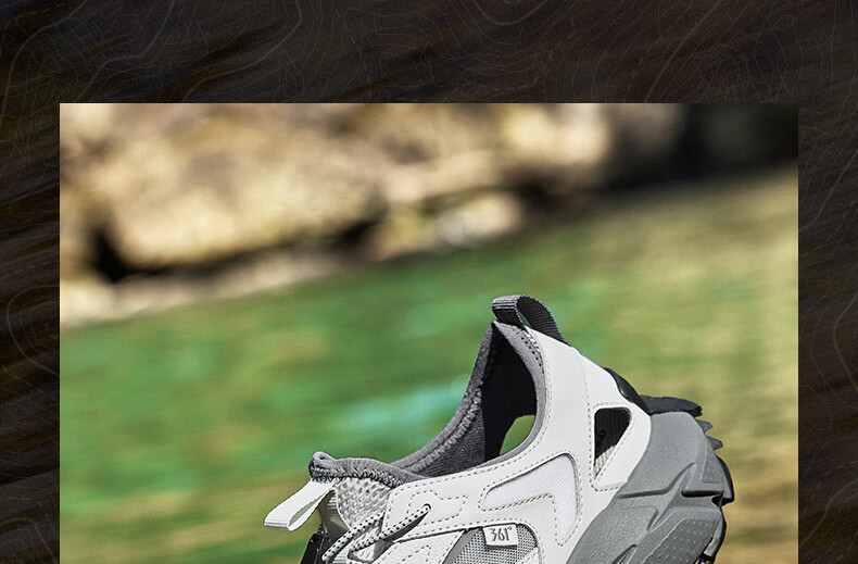 361° Men's Summer Sports Sandals Outdoor Beach Casual Soft Sole Water Hiking Shoes 672626766-3 32
