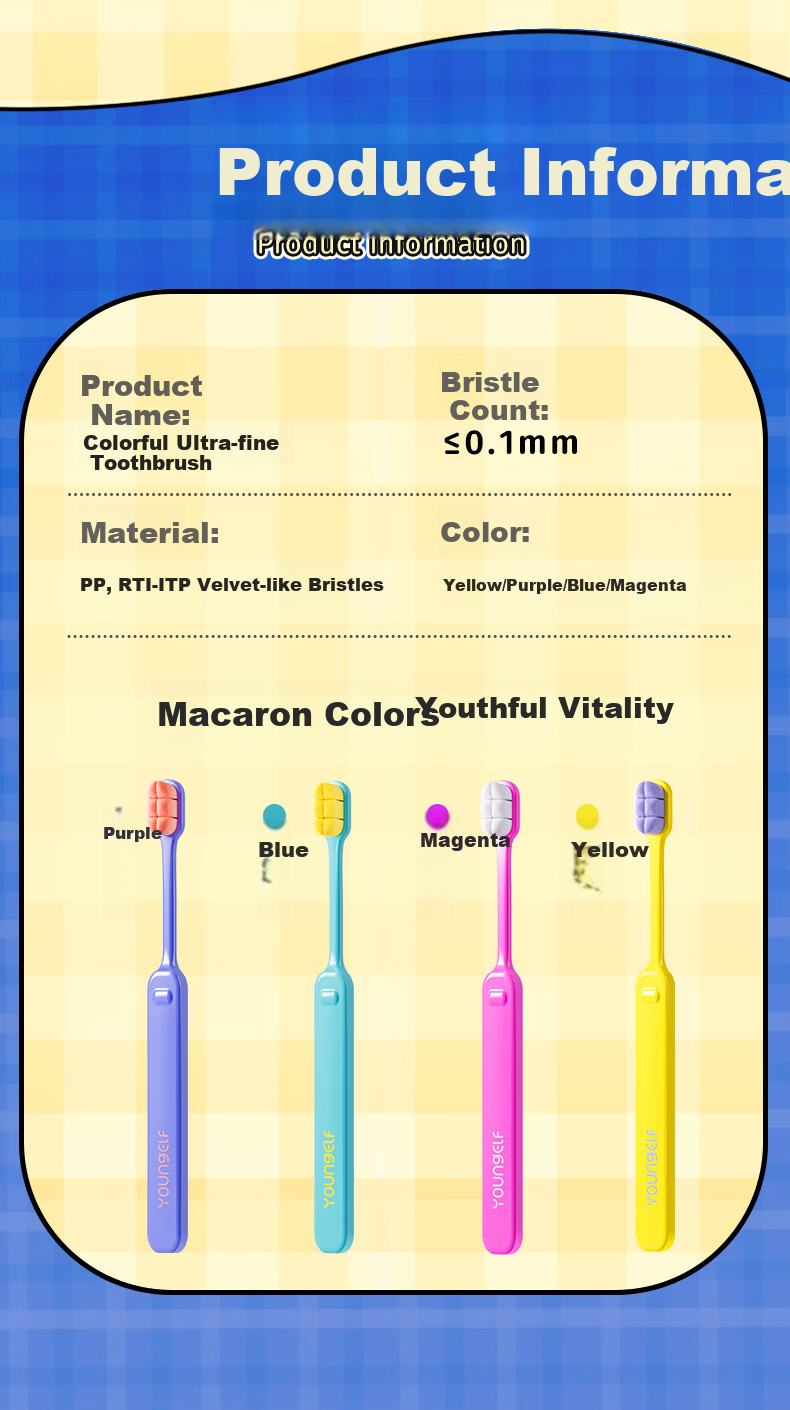 Ocean Elf Velvet Gum Care Toothbrush Cloud Soft Bristles PU Ultra Soft Gentle Gum Protection Maternity Pregnancy Adult Anti-Allergy Special 10