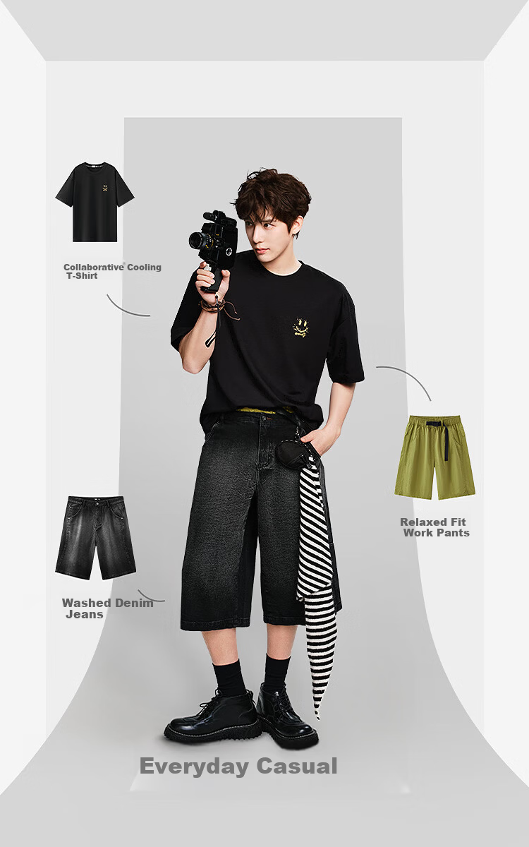 Semir Wang Anyu Mall Same Style | Men's Polo Shirt 26 Summer Collared Knit Quick-Dry Top 101326115101 2
