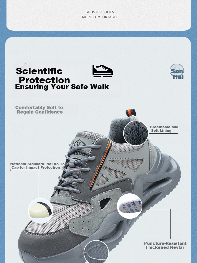 Dinggu Men's Work Safety Shoes Construction Site Odor-Resistant Electrician Insulated Anti-Smash Anti-Puncture Steel Toe Lightweight 1055heiDW38 4