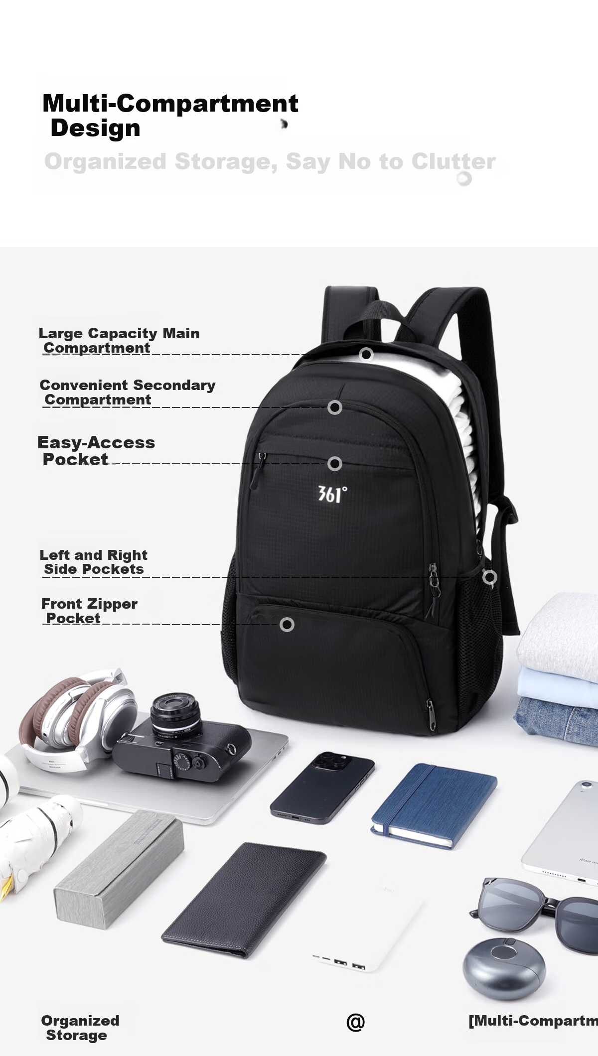 361° Outdoor Women's Backpack 2026 New Lightweight Large Capacity Travel Hiking Lightweight Mountaineering Bag 7