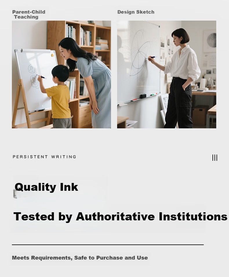 Comix Durable Liquid Ink Whiteboard Marker 1.8mm Erasable Non-Smudge Office Meeting Parent-Child Teaching Colored Whiteboard Markers 3-Color Assorted 4pcs/Box Stationery EW716 12