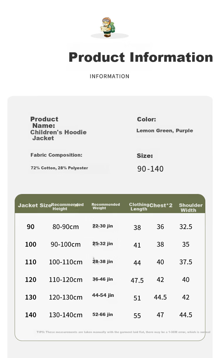 Classic Teddy Kids Jacket Boys and Girls Baseball Coat Mid-Child Spring Cartoon College Outerwear Green 100 7