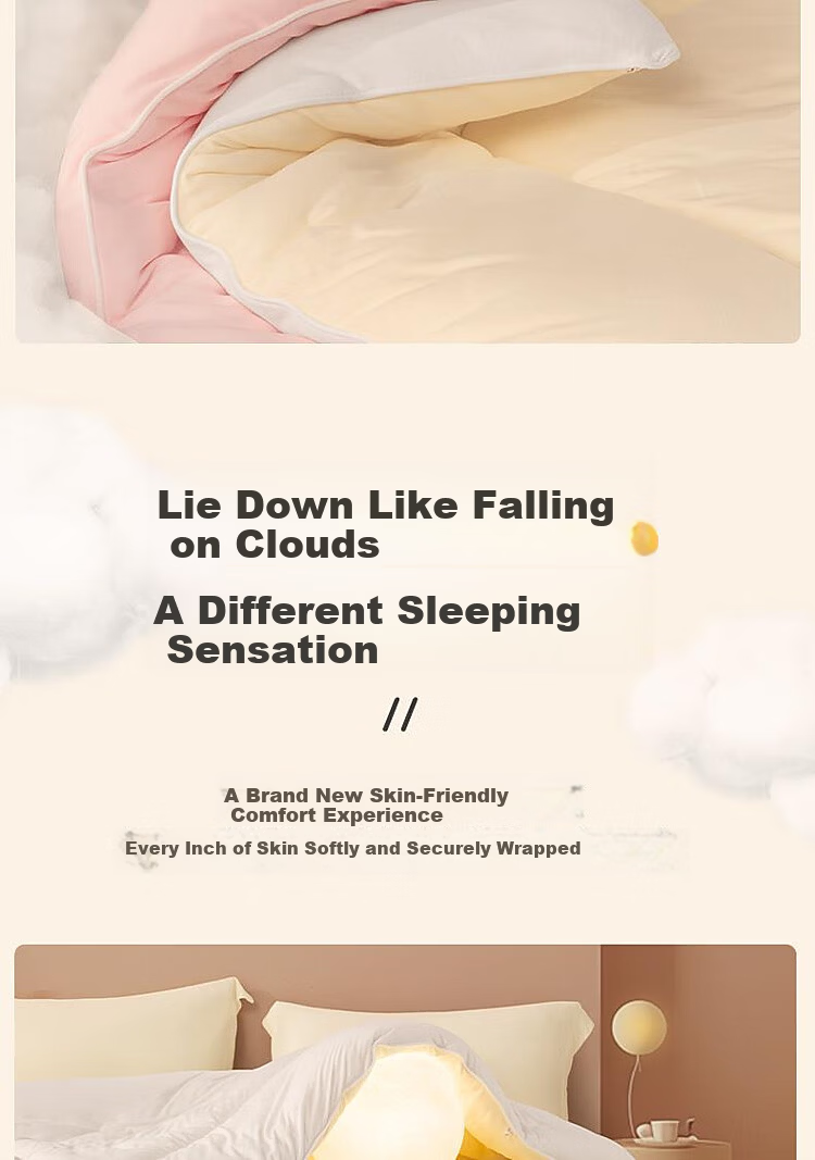 Bellees Home Textile Cotton Quilt 100% Xinjiang Cotton Class A Antibacterial Thickened Autumn Winter Quilt Approx. 3.6 Jin 150*210cm 11